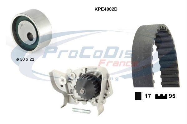 PROCODIS FRANCE Veepump + hammasrihmakomplekt KPE4002D